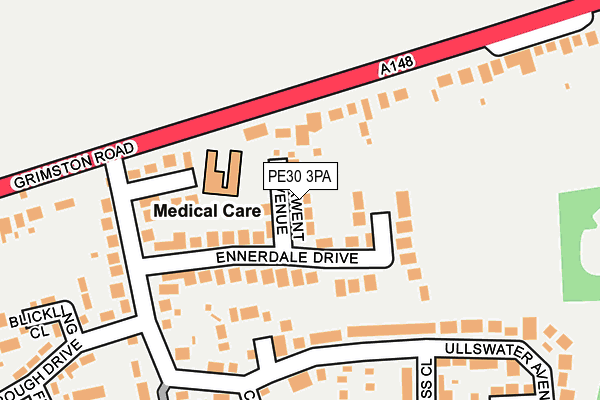PE30 3PA map - OS OpenMap – Local (Ordnance Survey) PE30 3PA map - OS OpenMap – Local (Ordnance Survey)