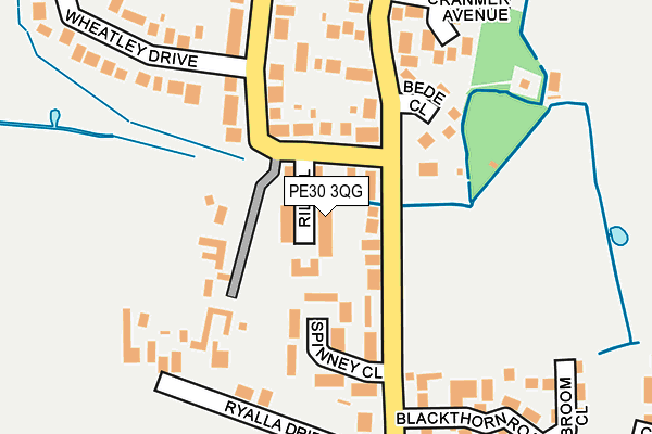 PE30 3QG map - OS OpenMap – Local (Ordnance Survey) PE30 3QG map - OS OpenMap – Local (Ordnance Survey)