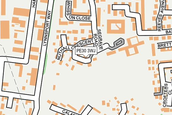 PE30 3WJ map - OS OpenMap – Local (Ordnance Survey) PE30 3WJ map - OS OpenMap – Local (Ordnance Survey)