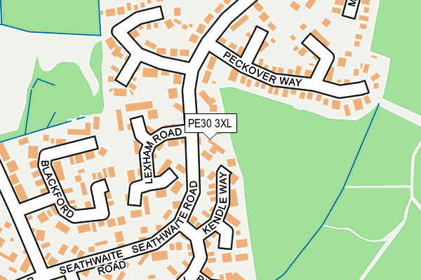 PE30 3XL map - OS OpenMap – Local (Ordnance Survey) PE30 3XL map - OS OpenMap – Local (Ordnance Survey)