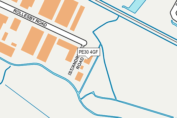 PE30 4GF map - OS OpenMap – Local (Ordnance Survey) PE30 4GF map - OS OpenMap – Local (Ordnance Survey)