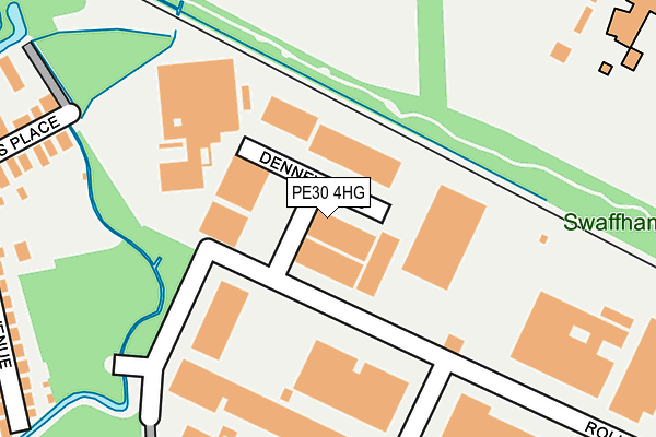 PE30 4HG map - OS OpenMap – Local (Ordnance Survey) PE30 4HG map - OS OpenMap – Local (Ordnance Survey)