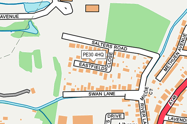 PE30 4HQ map - OS OpenMap – Local (Ordnance Survey) PE30 4HQ map - OS OpenMap – Local (Ordnance Survey)