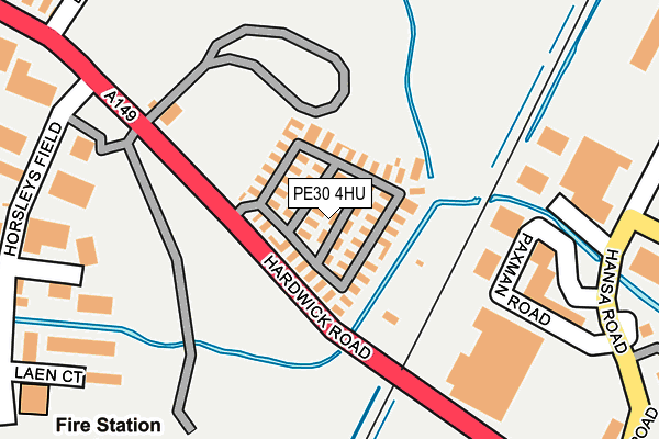 PE30 4HU map - OS OpenMap – Local (Ordnance Survey) PE30 4HU map - OS OpenMap – Local (Ordnance Survey)
