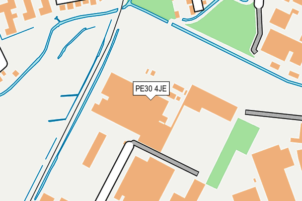 PE30 4JE map - OS OpenMap – Local (Ordnance Survey) PE30 4JE map - OS OpenMap – Local (Ordnance Survey)