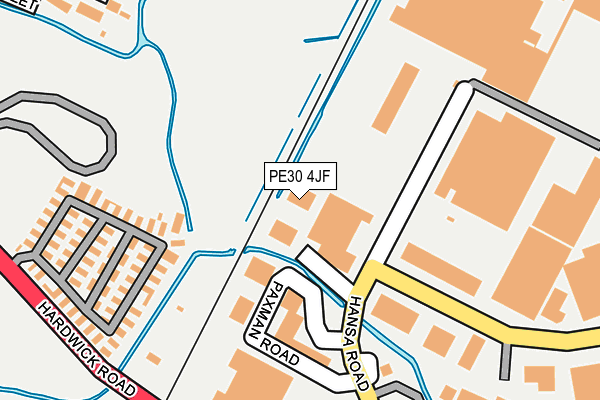 PE30 4JF map - OS OpenMap – Local (Ordnance Survey) PE30 4JF map - OS OpenMap – Local (Ordnance Survey)