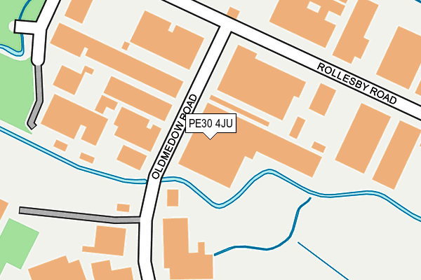 PE30 4JU map - OS OpenMap – Local (Ordnance Survey) PE30 4JU map - OS OpenMap – Local (Ordnance Survey)