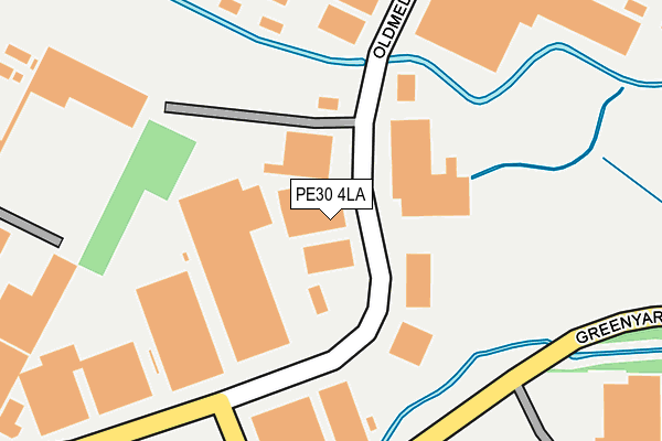 PE30 4LA map - OS OpenMap – Local (Ordnance Survey) PE30 4LA map - OS OpenMap – Local (Ordnance Survey)