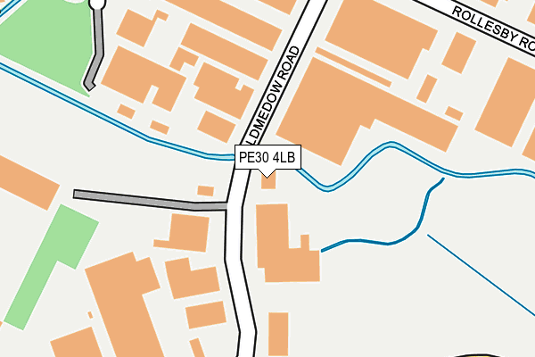 PE30 4LB map - OS OpenMap – Local (Ordnance Survey) PE30 4LB map - OS OpenMap – Local (Ordnance Survey)