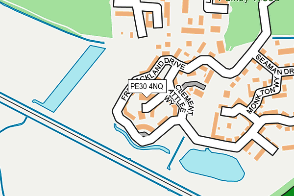 PE30 4NQ map - OS OpenMap – Local (Ordnance Survey) PE30 4NQ map - OS OpenMap – Local (Ordnance Survey)