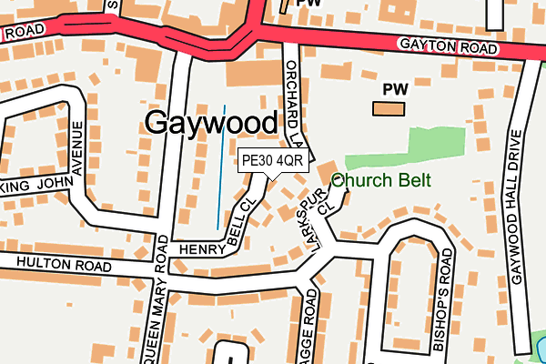 PE30 4QR map - OS OpenMap – Local (Ordnance Survey) PE30 4QR map - OS OpenMap – Local (Ordnance Survey)