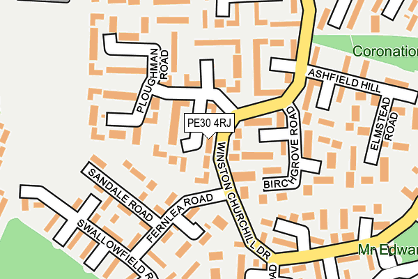 PE30 4RJ map - OS OpenMap – Local (Ordnance Survey) PE30 4RJ map - OS OpenMap – Local (Ordnance Survey)