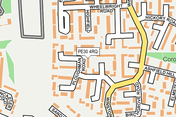 PE30 4RQ map - OS OpenMap – Local (Ordnance Survey) PE30 4RQ map - OS OpenMap – Local (Ordnance Survey)