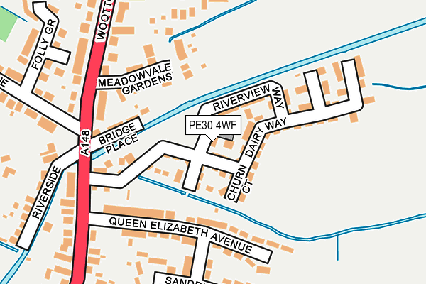 PE30 4WF map - OS OpenMap – Local (Ordnance Survey) PE30 4WF map - OS OpenMap – Local (Ordnance Survey)