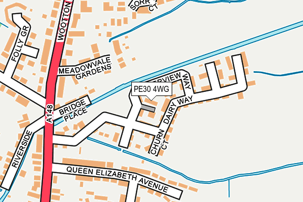 PE30 4WG map - OS OpenMap – Local (Ordnance Survey) PE30 4WG map - OS OpenMap – Local (Ordnance Survey)