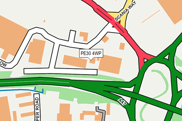 PE30 4WP map - OS OpenMap – Local (Ordnance Survey) PE30 4WP map - OS OpenMap – Local (Ordnance Survey)