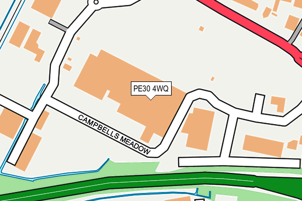 PE30 4WQ map - OS OpenMap – Local (Ordnance Survey) PE30 4WQ map - OS OpenMap – Local (Ordnance Survey)
