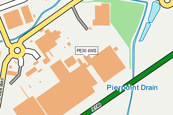 PE30 4WS map - OS OpenMap – Local (Ordnance Survey) PE30 4WS map - OS OpenMap – Local (Ordnance Survey)
