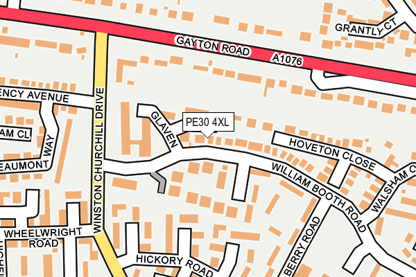 PE30 4XL map - OS OpenMap – Local (Ordnance Survey) PE30 4XL map - OS OpenMap – Local (Ordnance Survey)