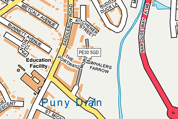 PE30 5GD map - OS OpenMap – Local (Ordnance Survey) PE30 5GD map - OS OpenMap – Local (Ordnance Survey)