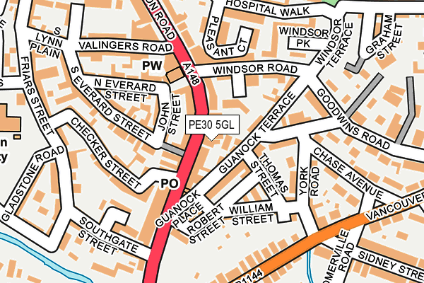 PE30 5GL map - OS OpenMap – Local (Ordnance Survey) PE30 5GL map - OS OpenMap – Local (Ordnance Survey)
