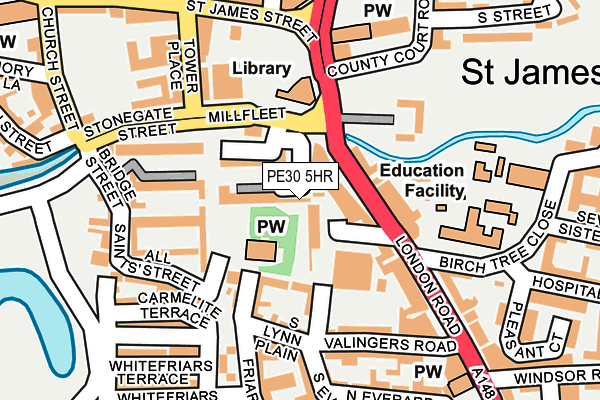PE30 5HR map - OS OpenMap – Local (Ordnance Survey) PE30 5HR map - OS OpenMap – Local (Ordnance Survey)