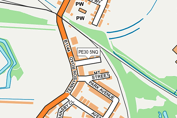 PE30 5NQ map - OS OpenMap – Local (Ordnance Survey) PE30 5NQ map - OS OpenMap – Local (Ordnance Survey)