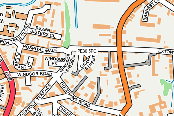 PE30 5PQ map - OS OpenMap – Local (Ordnance Survey) PE30 5PQ map - OS OpenMap – Local (Ordnance Survey)