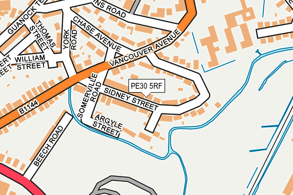 PE30 5RF map - OS OpenMap – Local (Ordnance Survey) PE30 5RF map - OS OpenMap – Local (Ordnance Survey)