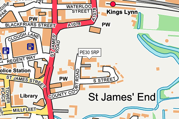 PE30 5RP map - OS OpenMap – Local (Ordnance Survey) PE30 5RP map - OS OpenMap – Local (Ordnance Survey)