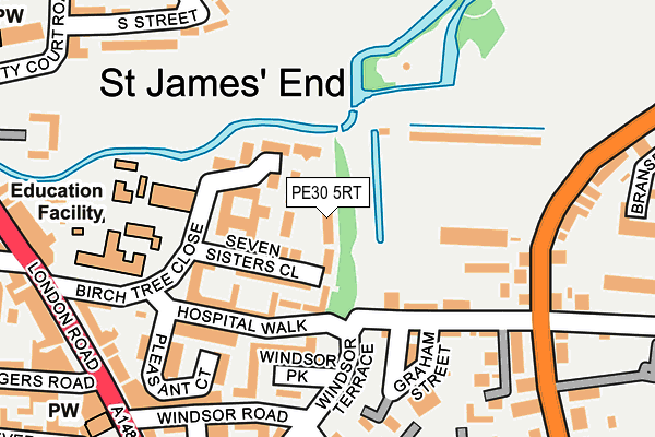 PE30 5RT map - OS OpenMap – Local (Ordnance Survey) PE30 5RT map - OS OpenMap – Local (Ordnance Survey)