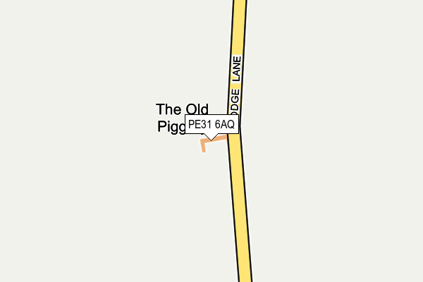 PE31 6AQ map - OS OpenMap – Local (Ordnance Survey)