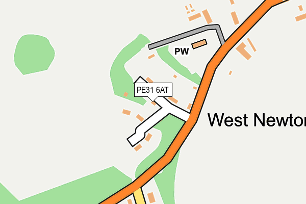 PE31 6AT map - OS OpenMap – Local (Ordnance Survey) PE31 6AT map - OS OpenMap – Local (Ordnance Survey)