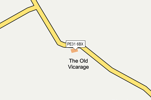 PE31 6BX map - OS OpenMap – Local (Ordnance Survey) PE31 6BX map - OS OpenMap – Local (Ordnance Survey)