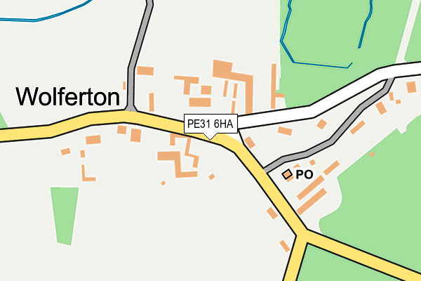 PE31 6HA map - OS OpenMap – Local (Ordnance Survey) PE31 6HA map - OS OpenMap – Local (Ordnance Survey)