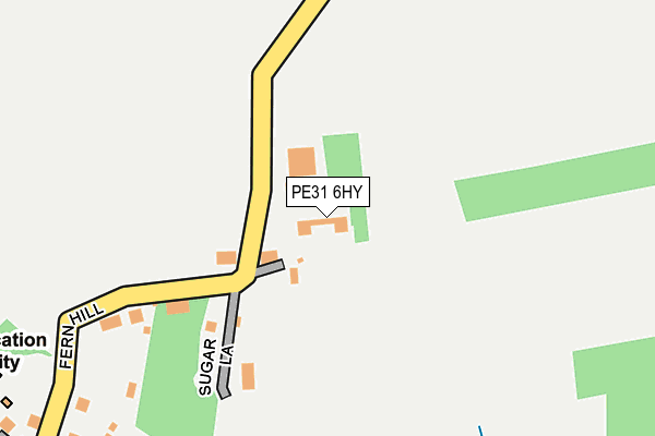 PE31 6HY map - OS OpenMap – Local (Ordnance Survey) PE31 6HY map - OS OpenMap – Local (Ordnance Survey)