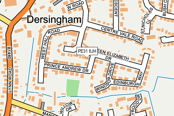 PE31 6JH map - OS OpenMap – Local (Ordnance Survey) PE31 6JH map - OS OpenMap – Local (Ordnance Survey)