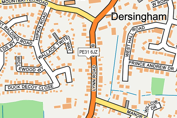PE31 6JZ map - OS OpenMap – Local (Ordnance Survey) PE31 6JZ map - OS OpenMap – Local (Ordnance Survey)
