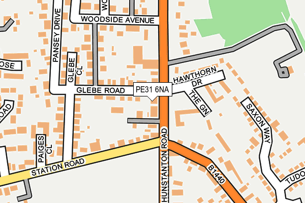 PE31 6NA map - OS OpenMap – Local (Ordnance Survey) PE31 6NA map - OS OpenMap – Local (Ordnance Survey)