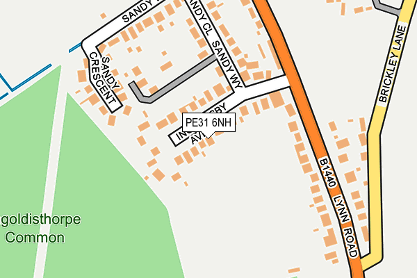 PE31 6NH map - OS OpenMap – Local (Ordnance Survey) PE31 6NH map - OS OpenMap – Local (Ordnance Survey)