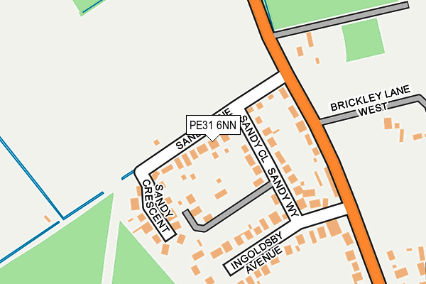 PE31 6NN map - OS OpenMap – Local (Ordnance Survey) PE31 6NN map - OS OpenMap – Local (Ordnance Survey)