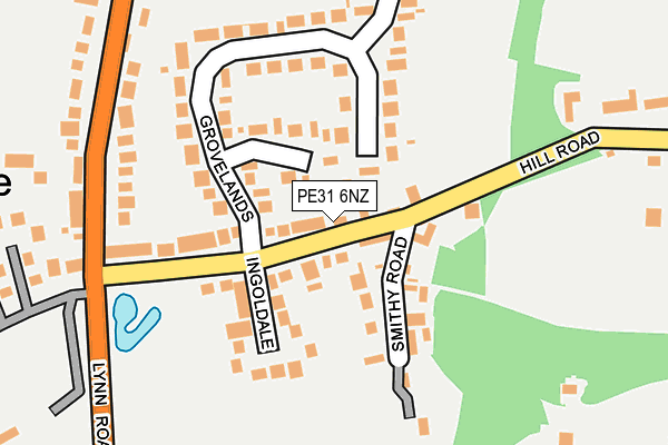 PE31 6NZ map - OS OpenMap – Local (Ordnance Survey) PE31 6NZ map - OS OpenMap – Local (Ordnance Survey)
