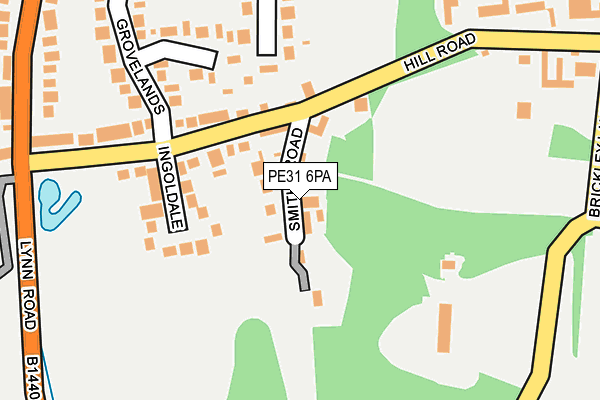 PE31 6PA map - OS OpenMap – Local (Ordnance Survey) PE31 6PA map - OS OpenMap – Local (Ordnance Survey)