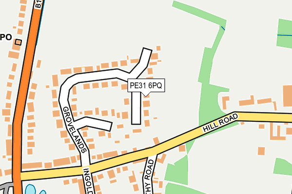 PE31 6PQ map - OS OpenMap – Local (Ordnance Survey) PE31 6PQ map - OS OpenMap – Local (Ordnance Survey)