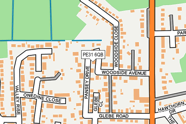 PE31 6QB map - OS OpenMap – Local (Ordnance Survey) PE31 6QB map - OS OpenMap – Local (Ordnance Survey)