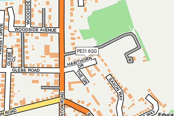 PE31 6QG map - OS OpenMap – Local (Ordnance Survey) PE31 6QG map - OS OpenMap – Local (Ordnance Survey)