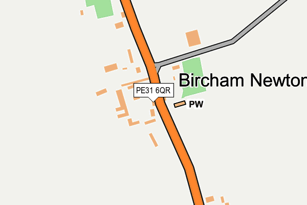 PE31 6QR map - OS OpenMap – Local (Ordnance Survey) PE31 6QR map - OS OpenMap – Local (Ordnance Survey)