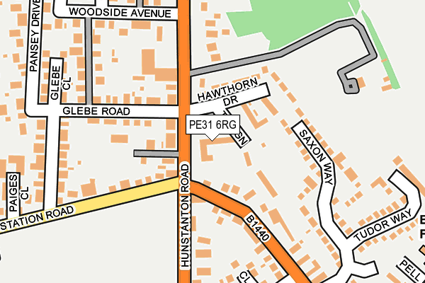 PE31 6RG map - OS OpenMap – Local (Ordnance Survey) PE31 6RG map - OS OpenMap – Local (Ordnance Survey)