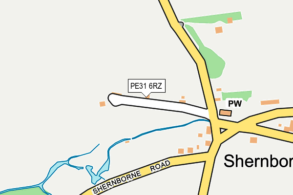PE31 6RZ map - OS OpenMap – Local (Ordnance Survey) PE31 6RZ map - OS OpenMap – Local (Ordnance Survey)