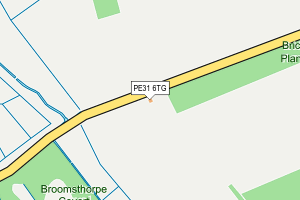 PE31 6TG map - OS OpenMap – Local (Ordnance Survey) PE31 6TG map - OS OpenMap – Local (Ordnance Survey)